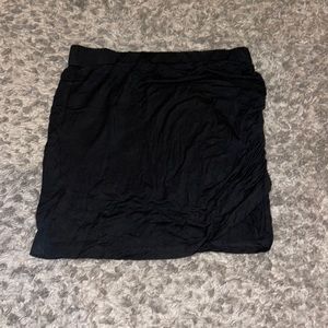 Short black skirt